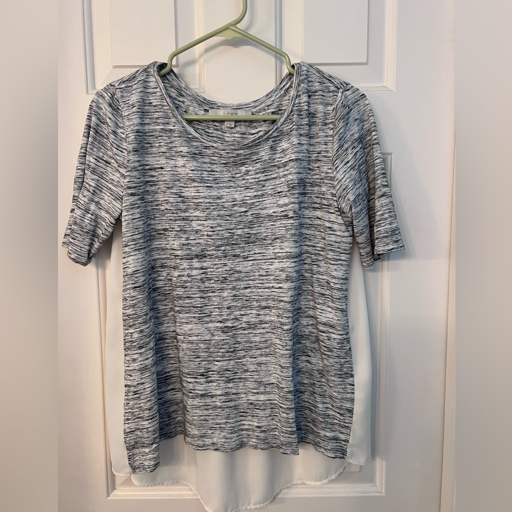 Loft mixed media tshirt